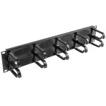 Lanberg rack accessory Cable management panel - (AK-1204-B)
