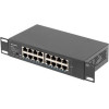 Lanberg Switch Rack 10''/19'' (16-port 1Gb) - (RSGE-16)