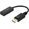 SAVIO Adapter DisplayPort (M) v1.2 - HDMI A (F) v1.4, 4K, - (AK-62)