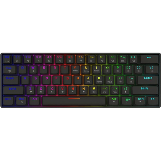 SAVIO BLACKOUT X2 Mechanical Keyboard OUTEMU Brown, Hot Swap - (BLACKOUT X2 BROWN)