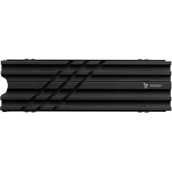 SAVIO Cooling for M.2 NVME 2280 drives, Black - (AK-60)