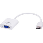 SAVIO CL-27B video cable adapter 0.1 m HDMI Type A (Standard) VGA (D-Sub) White - (CL-27/B)