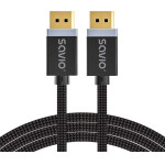 SAVIO DISPLAYPORT (M) - DISPLAYPORT (M) CABLE, V1.4, 3 m, - (CL-176)
