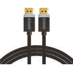 SAVIO DisplayPort cable 2 m Black - (CL-166)
