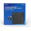 SAVIO External slim CD/DVD Recorder R/RW - USB-C/USB-A, black - (AK-59)
