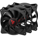 SAVIO Fan Set BLADE X1 SET 3 x 120mm 4-pin PWM black - (SAVGBLADESET)