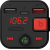 SAVIO FM transmitter, Bluetooth 5.3, QC 3.0 charger, LED display, Bass Boost, black - (TR-15)