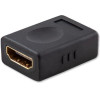 SAVIO HDMI (F) - HDMI (F) - Adapter, straight, barrel Black - (CL-111)