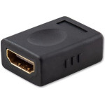 SAVIO HDMI (F) - HDMI (F) - Adapter, straight, barrel Black - (CL-111)