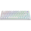 SAVIO PHENIX WHITE Wireless Mechanical Keyboard, Gateron Red Pro, ABS - (PHENIX WHITE GAT RED)