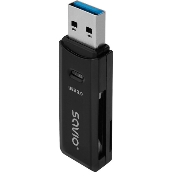 SAVIO SD card reader, USB 3.0, - (AK-64)
