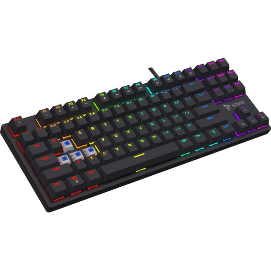 SAVIO Tempest x2 RGB mechanical keyboard, Outemu BLUE - (TEMPEST X2 BLUE)
