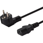 SAVIO Power cable Schuko IEC C13, 3 m Black - (CL-146)