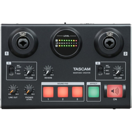 TASCAM US-42B - MiniStudio-Series ''Creator'' - USB audio interface - (US-42B Mini Studio)