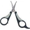 TRIXIE 2360 pet grooming scissors Black, Grey, Stainless steel Ambidextrous Universal