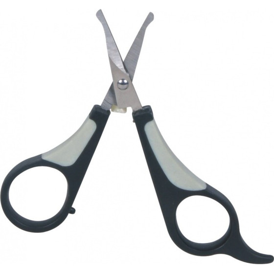 TRIXIE 2360 pet grooming scissors Black, Grey, Stainless steel Ambidextrous Universal