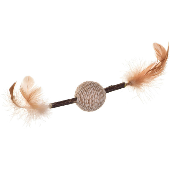 TRIXIE Toy Matatabi Feather Game 20 cm 42431
