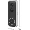 Yale doorbell chime Black, White - (SV-VDB-1A-W)