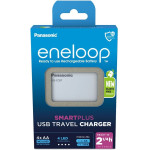 Panasonic Usb Battery Charger Eneloop Smartplus BQ-CC87 + 4x Aa 2000 Mah - (K-KJ87MCD40USB)