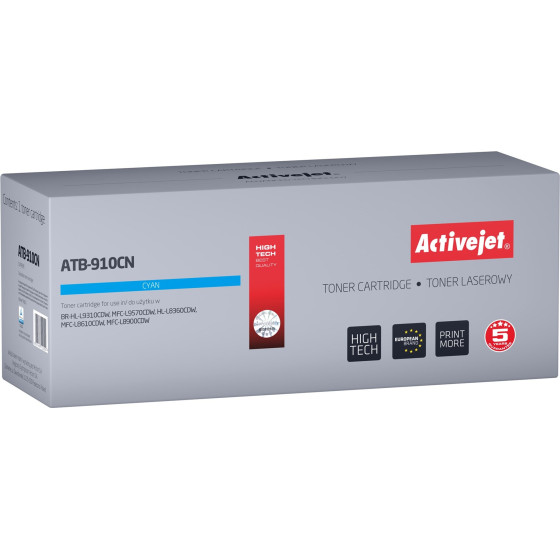 Activejet Toner (Replacement Brother TN-910C; Supreme; 9000 pages; cyan) - (ATB-910CN)
