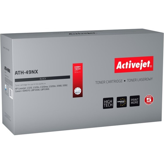 Activejet Toner (Replacement For Hp 49X Q5949X, Canon CRG-708H; Supreme; 6000 pages; black) - (ATH-49NX)