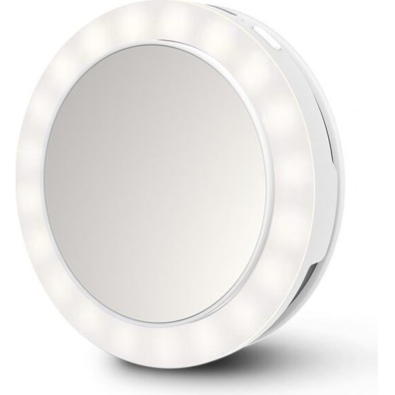Medisana Ecomed Makeup Mirror Freestanding Round White - (23603)