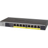 NETGEAR GS108LP Unmanaged Gigabit Ethernet (10/100/1000) Power Over Ethernet (PoE) 1U Black, Grey - (GS108LP-100EUS)