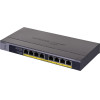 NETGEAR GS108PP Unmanaged Gigabit Ethernet (10/100/1000) Power Over Ethernet (PoE) Black - (GS108PP-100EUS)
