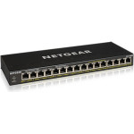 NETGEAR GS316PP Unmanaged Gigabit Ethernet (10/100/1000) Power Over Ethernet (PoE) Black - (GS316PP-100EUS)