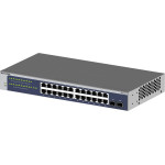NETGEAR GS724Tv6 Managed Gigabit Switch 26P - (GS724T-600EUS)