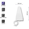 QOLTEC 4G Lte Antenna | 18 Dbi | Outdoor - (57021)
