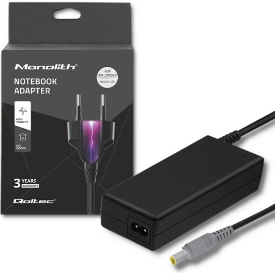 QOLTEC 50093 Power adapter/Inverter 90 W Black - (50093.90W)
