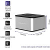 QOLTEC 5316 2x Hdd / Ssd Docking Station | 2.5 ''/3.5'' Sata | Usb 3.0 | Clonning - (50316)