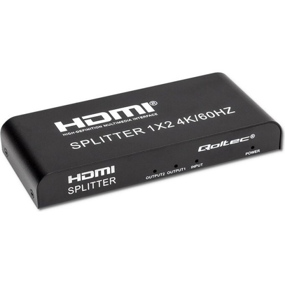 QOLTEC Active Hdmi Splitter 2 x Hdmi 4K x 2K | 6Gb/s | 60Hz - (51797)