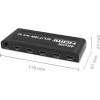 QOLTEC Active Hdmi Splitter 4 x Hdmi 4K x 2K | 3.4Gb/s - (51798)