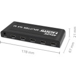 QOLTEC Active Hdmi Splitter 4 x Hdmi 4K x 2K | 3.4Gb/s - (51798)