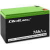 QOLTEC Agm Battery | 12V | 7Ah | Security - (53076)