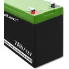 QOLTEC Agm Battery | 12V | 7Ah | Security - (53076)