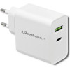 QOLTEC Charger | 45W | 5-20V | 2.4-3A | Usb Type C Pd | Usb | White - (51718)