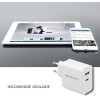 QOLTEC Charger | 45W | 5-20V | 2.4-3A | Usb Type C Pd | Usb | White - (51718)