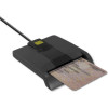 QOLTEC Intelligent Smart Id Chip Card Reader SCR-0634 | Usb Type C - (50634)