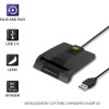 QOLTEC Intelligent Smart Id Chip Card Reader SCR-0634 | Usb Type C - (50634)
