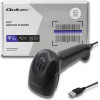 QOLTEC Laser Barcode Reader 1D | Ccd | Usb | Black - (50866)