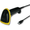 QOLTEC Laser Reader 1D | 2D | Usb | Black - (50867)