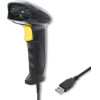 QOLTEC Laser Scanner 1D | Usb | Black - (50876)