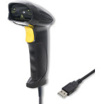 QOLTEC Laser Scanner 1D | Usb | Black - (50876)