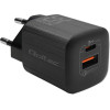 QOLTEC Mobile Device Charger Laptop, Portable Gaming console, Power bank, Smartphone, Smartwatch, Tablet Black Ac Fast Charging Indoor - (50764)