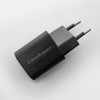 QOLTEC Mobile Device Charger Laptop, Portable Gaming console, Power bank, Smartphone, Smartwatch, Tablet Black Ac Fast Charging Indoor - (50764)