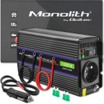 QOLTEC Monolith Power adapter/Inverter Auto/Indoor 600 W Black - (51925)
