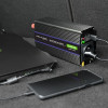 QOLTEC Monolith Power adapter/Inverter Auto/Indoor 600 W Black - (51925)